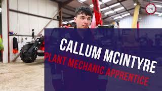 Meet Callum McIntyre, SPOA Apprentice Plant Mechanic of the year 2022