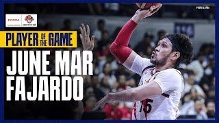 JUNE MAR FAJARDO SCORES DOUBLE-DOUBLE to lead SMB vs. Brgy. Ginebra | GAME 4 SEMIS HIGHLIGHTS