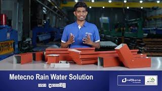 Gutters | Downpipes ඇතුලු අනෙකුත් Metecno rain water accessories ගැන දැනගනිමු