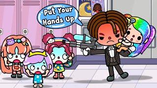 Poor Girl Go To School With Bodyguards | Toca Life Story | Toca Boca