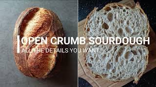 Follow these steps to get your open crumb sourdough bread!