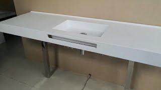 KKR丨How to Install the Acrylic Solid Surface Vanity Tops丨One-stop Solutions are Available
