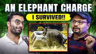 Surviving an Elephant Attack: Wildlife Encounters ft. Vivek Awasthi part 2 | Ilahitravels Podcast