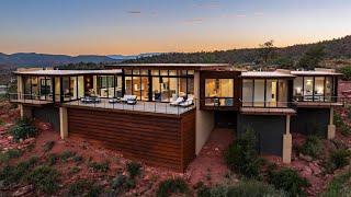 TOUR A $4M Sedona Arizona Luxury Home | Scottsdale Real Estate | Strietzel Brothers Tour