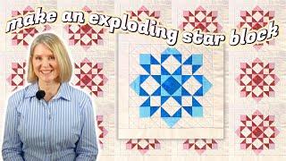 HOW TO MAKE THE EXPLODING STAR BLOCK: Learn 4 Techniques in one block! Time to Bloom Month 6