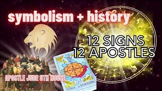 𝗔𝗣𝗢𝗦𝗧𝗟𝗘𝗦 + 𝟭𝟮 𝗭𝗢𝗗𝗜𝗔𝗖 𝗦𝗜𝗚𝗡𝗦 #Mazzaroth #12apostles #zodiacs #esotericastrology