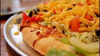 Taco Pizza - How to Make Taco Pizza - Thin Crust Recipe