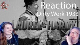 Laurel And Hardy (Dirty Work 1933) -Dad&DaughterFirstReaction