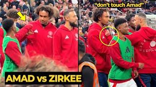 Unseen footage VIRAL Mazraoui defends Amad Diallo from their FIGHT against Zirkzee | Man Utd News