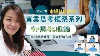 38個商業思考框架vol15｜ 4P與4C理論｜檢視產品條件，擬定行銷方針