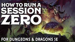 How to Run a Session Zero for Dungeons and Dragons 5e