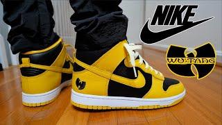 $10K GRAILS TO BRICKS   NIKE DUNK HIGH WU TANG REVIEW & ON FEET