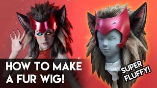 Fur Wig Cosplay Tutorial - Catra (Shera and the Princesses of Power)