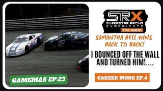 I DIDN'T MEAN TO WRECK HIM! | SRX Late Model Career Mode Ep.4 | GameMas Ep.23