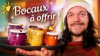 3 recettes faciles de fermentations  idéales en cadeau