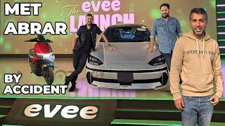 Met Abrar By Accident | Evee Launch Event | PakWheels Vlog