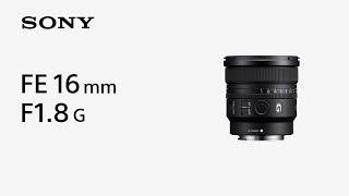 Introducing  FE 16mm F1.8 G | Sony | α Lens