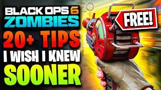 FREE RAY GUN EASTER EGG + 20 MORE PRO TIPS IN BO6 ZOMBIES!