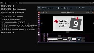 RHCSA 9 Exam preparation 2023 How to Configure a Cron job  in Linux Redhat 9