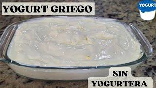 Yogurt griego con solo 3 ingredientes sin yogurtera