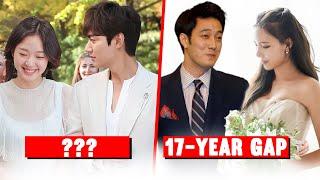 Top 10 Famous Korean Actors Who Married Younger Women! 2024