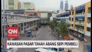 Kawasan Pasar Tanah Abang Sepi Pembeli