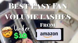 BEST AMAZON VOLUME EASY FAN EYELASH EXTENSIONS