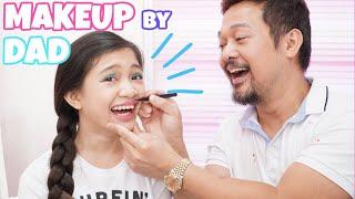 My Dad Does My Makeup! | Kaycee Wonderland