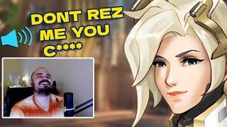 This Mercy Player Was So TOXIC Becouse Her Main Was Taken...