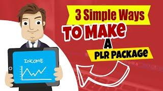 3 Simple Ways To Make A PLR Package Unique