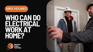 who can do electrical work in the home