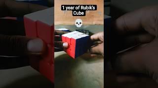 1 day of 1 month of Rubik's cube #viralshorts #shorts