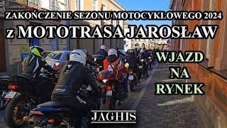 Zakończenie sezonu motocyklowego 2024 z Mototrasa Jarosław i Przyjaciele - wjazd na rynek