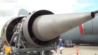 Dover AFB- General Electric CF6 turbofan engine walk-around