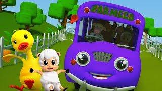 公共汽车上的轮子 | 公交童谣为孩子 | 诗为孩子 | Wheels On The Bus | Preschool Rhyme | Kids Rhyme | Nursery Song For Kids