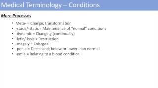 Medical Terminology - The Basics - Lesson 2