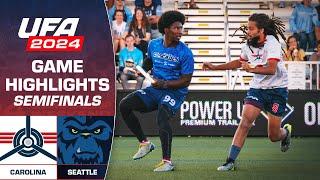 UFA Semifinals: Carolina Flyers vs Seattle Cascades | FULL GAME HIGHLIGHTS | August 23, 2024