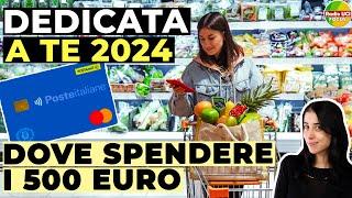 CARTA DEDICATA A TE lista negozi CONVENZIONATI: Sconto 15% ALIMENTI e CARBURANTE