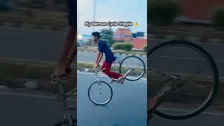 how to do rolling stoppie on normal cycle #shorts #short #shortsvideo #ytshorts