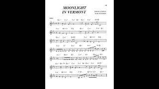 real book solo piano: moonlight in vermont (Karl Suessdorf and John Blackburn)