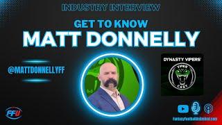 Get to Know Matt Donnelly From Dynasty Vipers - Fantasy Football Unlimited Podcast