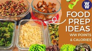 FOOD PREP | BLACK BEAN SALSA | EGG SALAD & MORE! | WEIGHT WATCHERS POINTS & CALORIES