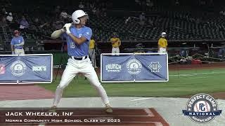 Jack Wheeler Prospect Video, Inf, Morris Community High School Class of 2025, PG National