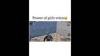 Power of Girl Voice in BGMI PUBG MOBILE #goldengaming #bgmi #pubgmobile