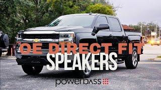 PowerBass OE Direct Fit Speaker Kit | Silverado Speaker Upgrade