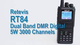 RT84 Dual Band DMR Digital/Analog Ham Amateur Radio