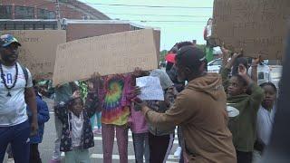 Asylum seekers staying at Portland Expo protest living conditions