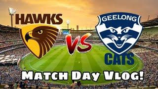 FREE KICK GEELONG | Geelong vs Hawthorn AFL Matchday Vlog