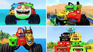 Giant Volcano Truck  Musical Truck Monster  Giant Blasting Bus Zombie Monster Eater coffin dance