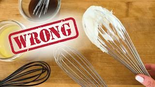 You're Doing It All Wrong - How To Properly Use A Whisk